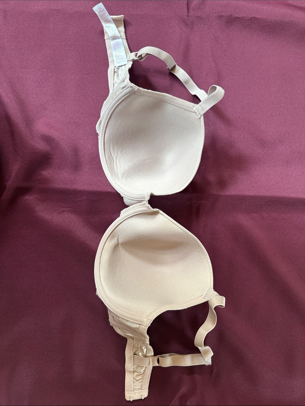 Dorina Underwire Bra Taupe / Light Beige with Ivory / Taupe Lace Overlay - 38 DD - Picture 4 of 12